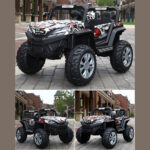 4*4 12V Battery Remote Controlled Electric Ride on Car Four-wheel Drive Off-road Atv Graffiti - Image 4