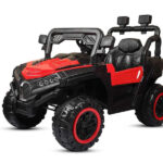 Kids 12V Battery Operated Electric Ride on Jeep With Remote Control Red - Image 6