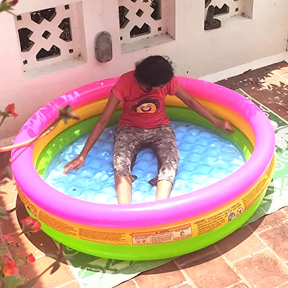 Kid’s Summer Sunset Glow Inflatable Pool Kids 1.47m by 33cm