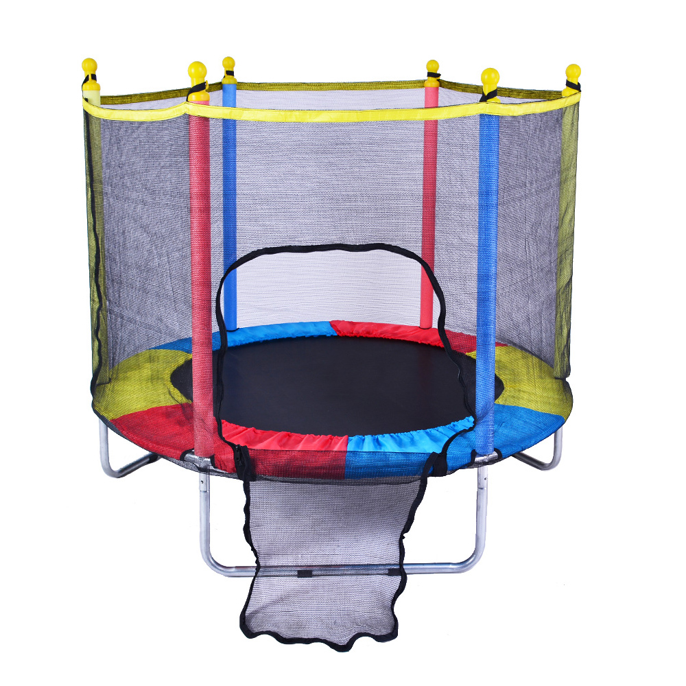 Kids Trampoline 1.4m/4.5ft with with Protective Safety Enclosure