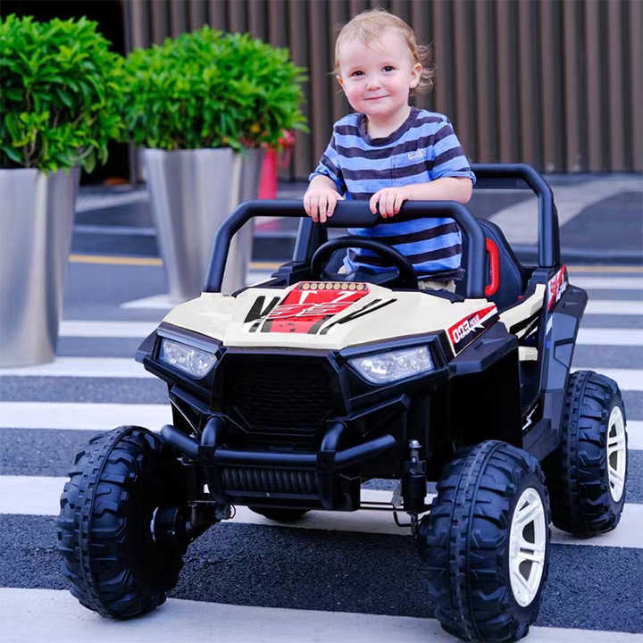 4x4 Big Jeep Off-Road Ride on SUV Kids Electric 12v with Remote Control White