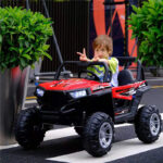 4x4 Big Jeep Off-Road Ride on SUV Kids Electric 12v with Remote Control Red