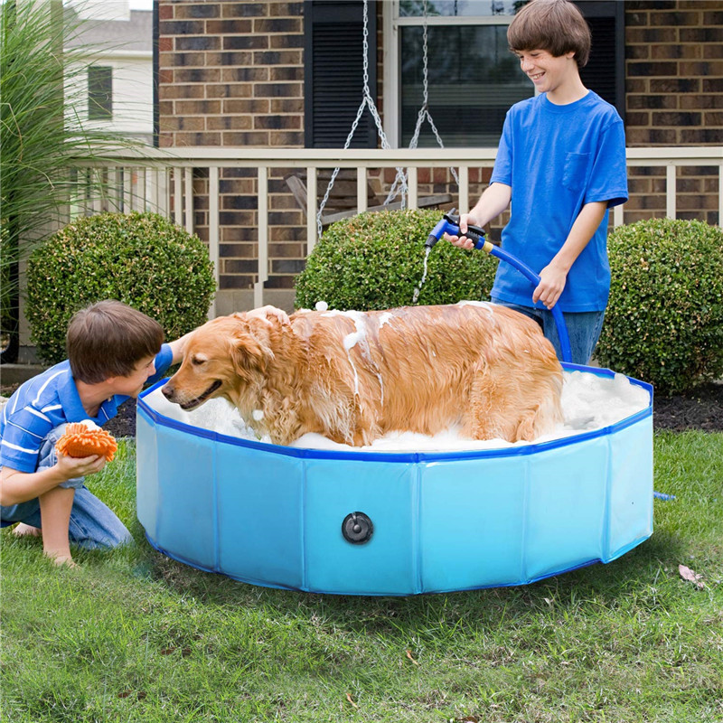 Portable and Foldable Pet Cat/Dog Pool PVC Plastic Pool