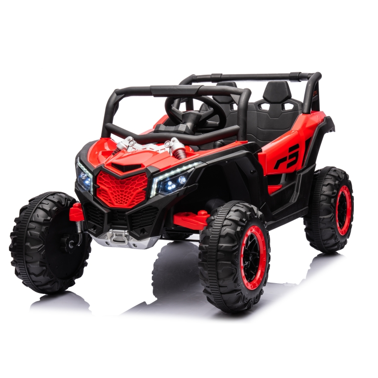 2 Motors Kids Ride On Car with 12V Battery & remote Red