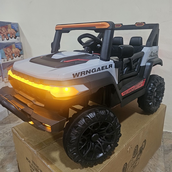 2 Seater Electric Ride on Jeep for Kids Grey